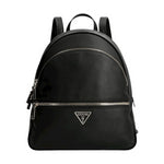 Guess Zaino Donna Manhattan in Ecopelle Nera con Doppia Zip