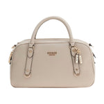Guess Borsa a Mano Marsha Mini in Ecopelle Tortora Chiaro con Tracolla