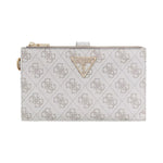 Guess Portafoglio Medio Donna in Ecopelle Tortora Scuro Laurel 4G Logo