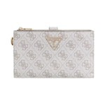 Guess Portafoglio Medio Donna in Ecopelle Tortora Scuro Laurel 4G Logo