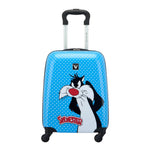 Roncato Trolley Piccolo Bambina in Abs Azzurro Silvestro Looney Tunes + Sacca