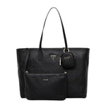 Guess Borsa a Spalla Donna in Ecopelle Nera con Pochette Coordinata