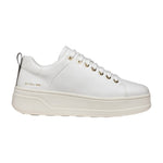 Geox Sneakers Spherica ecub-2 Donna in Pelle Bianca Platform