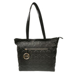M Brc Shopping Bag Donna Linea Sfera in Pelle Nera
