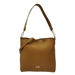 M Brc Borsa a Spalla Donna Linea Piuma in Pelle Senape con Tracolla