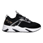 Guess Runner Genga Donna in Tessuto Nero