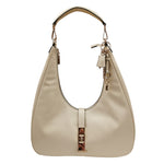 Guess Borsa a Spalla Mezzaluna Donna in Ecopelle Bianca Brooke