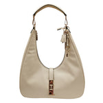 Guess Borsa a Spalla Mezzaluna Donna in Ecopelle Bianca Brooke