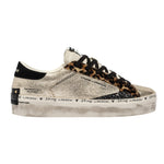 Crime London Sneakers Donna Platino Leopardato Distressed Platform Sweet Like Honey