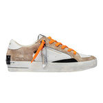 Crime London Sneakers Uomo Bianco Sabbia Sk8 Deluxe Desert Sand
