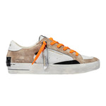 Crime London Sneakers Uomo Bianco Sabbia Sk8 Deluxe Desert Sand
