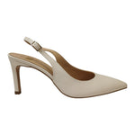Scarpeborseonline Chanelle Donna in Ecopelle Burro con Tacco a Stiletto Alto 85mm