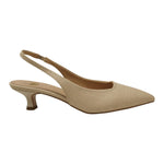 Scarpeborseonline Chanelle Donna in Tessuto Beige con Tacco Alto 50mm