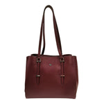 Caleidos Borsa a Spalla Donna in Pelle Bordeaux