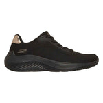 Skechers Sneakers Donna in Tessuto Nero Bobs Squad Waves