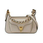 Coccinelle Borsa a Tracolla Donna in Pelle Perla con Manico a Catena