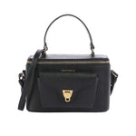 Coccinelle Mini Borsa a Mano Donna Beat Generation in Pelle Nera con Tracolla