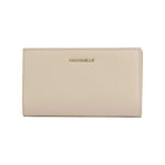 Coccinelle Portafoglio Donna Metallic Soft in Pelle Conchiglia con Bottone