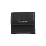 Coccinelle Portafoglio Piccolo Donna Metallic Soft in Pelle Nero