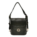 M Brc Borsa/Zaino Donna Linea Round in Pelle Nera