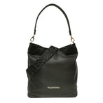 Mario Valentino Borsa a Spalla Aleksandra Donna in Ecopelle Nera con Tracolla