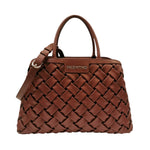 Mario Valentino Borsa a Mano Donna in Ecopelle Cuoio con Intreccio