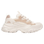 Refresh Sneakers Donna in Ecopelle e Tessuto Beige