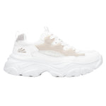 Refresh Sneakers Donna in Ecopelle e Tessuto Bianca