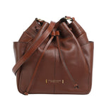 The Bridge Secchiello Letizia Soft Donna in Pelle Cuoio con Tracolla