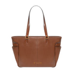 The Bridge Shopper Donna Linea Letizia in Pelle Cuoio con Tasche Laterali