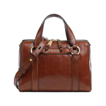 The Bridge Borsa a Mano Donna in Pelle Cuoio con Tracolla e Zip