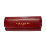 The Bridge Porta Rossetto Donna in Pelle Mattone con Specchietto