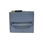 The Bridge Portafoglio Piccolo Donna in Pelle Acqua con Zip e Bottone