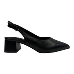 Keys Chanelle Donna in Ecopelle Nera con Tacco Largo Alto 55mm