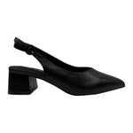Keys Chanelle Donna in Ecopelle Nera con Tacco Largo Alto 55mm