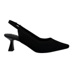 Keys Chanelle Donna in Tessuto Nero con Tacco a Rocchetto Alto 80mm