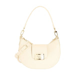 By Byblos Mezzaluna Piccola Donna in Ecopelle Avorio con Tracolla