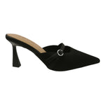 Keys Chanelle Donna in Tessuto Nero con Cinturino e Tacco Alto 90mm