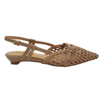 Keys Chanelle Donna Nocciola Traforata con Tacco Alto 20mm