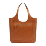 The Bridge Borsa a Spalla Donna in Pelle Martellata Cognac