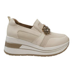 Susimoda Mocassino Donna Burro con Gioiello e Zeppa