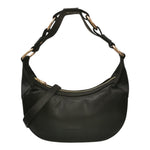 Biasia Mezzaluna Donna in Pelle Nera con Tracolla