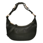 Biasia Mezzaluna Donna in Pelle Nera con Tracolla