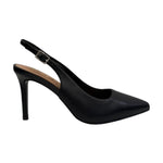 Keys Chanelle Donna in Pelle Nera con Tacco Sottile Alto 100mm