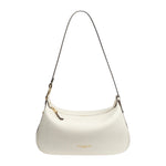 Nannini Firenze Borsa a Spalla Media Donna Linea Keira in Pelle Bianco Sporco