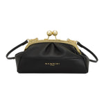 Nannini Firenze Pochette Donna Linea Junia in Pelle Nera con Tracolla