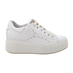 Igi&Co Sneakers Donna in Pelle Bianca Platform