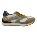 Ambitious Sneakers Uomo in Camoscio e Tessuto Sabbia Bianco