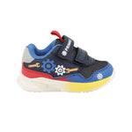 Primigi Sneakers Bambino in Tessuto ed Ecopelle Blu Grigio