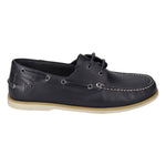 Valleverde Allacciato Uomo in Pelle Ingrassata Blu